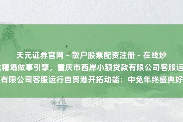天元证券官网 - 散户股票配资注册 - 在线炒股杠杆如何开户 烽火岁末糟塌做事引擎，重庆市西岸小额贷款有限公司客服运行自贸港开拓动能：中免年终盛典好意思满收官