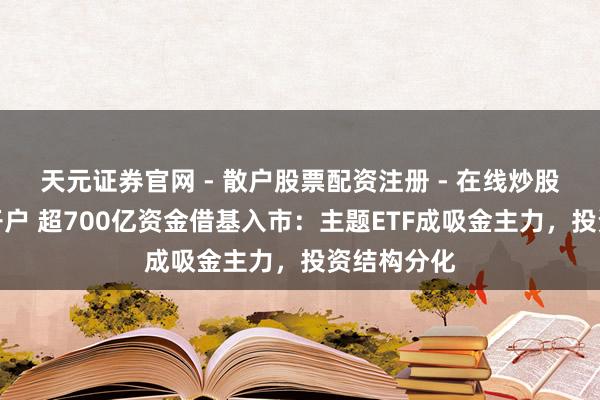 天元证券官网 - 散户股票配资注册 - 在线炒股杠杆如何开户 超700亿资金借基入市：主题ETF成吸金主力，投资结构分化